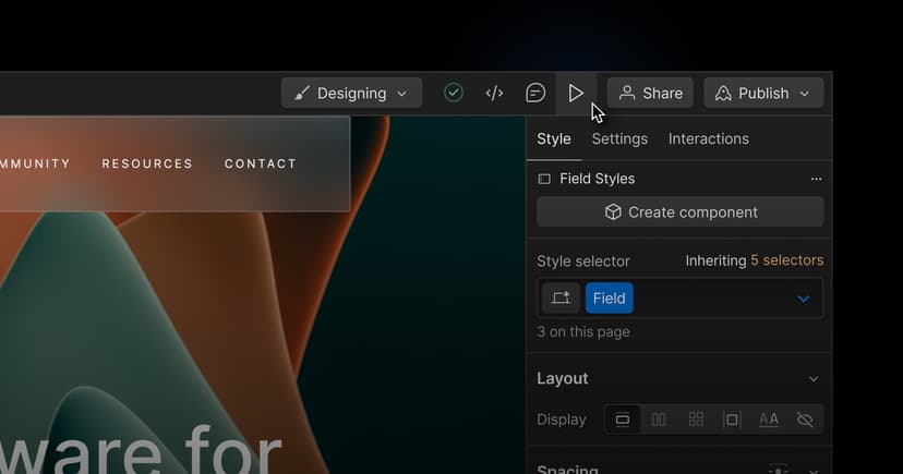 Streamlined brand for luxury new business